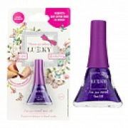 Лак Lukky серия Конфетти, цвет 23К, темно-фиолетовый с блестками, блистер, объем 5,5 мл.-А