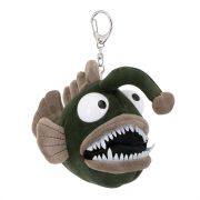 Мягкая игрушка Рыба Удильщик зеленая 15 с метал. кольцом (4/144)