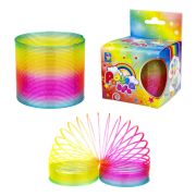 1toy пружинка Радуга-Дуга металик с рис в асс. 5,2*15см.в дб.12 шт, 22*17*16см