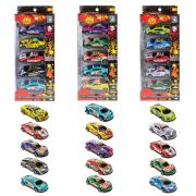 1toy Драйв, металлическая машинка, инерц, набор 5 шт, коробка