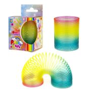 1toy пружинка Радуга-Дуга блестки 5,2*6,5см.в кор.5,5*5,5*9,5см