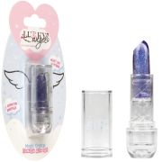 Lukky Angel Magic Crystal блестящая помада, меняющая цвет на розовый, цвет фиолетовый с блестками, с ароматом винограда, 3,4 гр, блистер