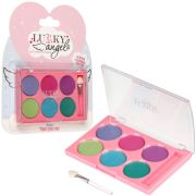 Lukky Angel пудровые тени д.век «Неон»,6 цветов,7,8 г,с аппликатором,блистер