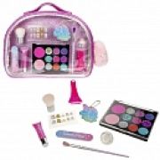 Lukky Бьюти-Дизайн наб.в косметичке-чемоданчике с плюш.брелоком «Единорог»:палетка с тенями д.век с блёстками 9 цв., румянами 2 цв.,блеск д.губ нежно