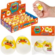 1TOY Крутой замес Залиплющ Яйца вкрутую, 5,5*4,5*4см, пакет с хедером, 12 шт в дб