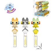 1TOY Мы-шарики! мыл. пуз. с игрушкой качалка Собака, 40 мл, 12 шт в д/б