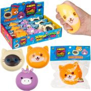 1TOY Крутой замес Залиплющ Мяшки-милашки (кот, корги, единорог), 7*7,5*5,5см, пакет с хедером, 12 шт в дб