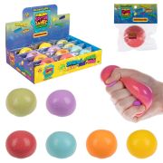 1TOY Крутой замес Залиплющ Плюшарик 6см, меняет цвет, цвет в асс., пакет с хедером, 12 шт в дб