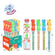 1TOY Мы-шарики! мыл. пуз. с веерным венчиком, колба 160 мл, Дракоша, 12 шт в дб