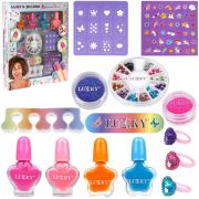 Lukky Бьюти-Дизайн Модный НейлАрт: лаки д.ногтей, колечки, блёстки, стразы д.ногтей, трафарет, пилочка д.ногтей, разделитель д.пальчиков, наклейки д.ногтей