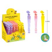 1TOY Мы-шарики! Нелопающиеся мыл. пуз., с фигур. крышкой Жираф, 5 мл., 24 шт в д/б