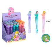 1TOY Мы-шарики! Нелопающиеся мыл. пуз., с фигур. крышкой Русалочка, 5 мл., 24 шт в д/б