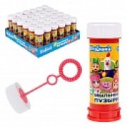 Геройчики, мыл. пуз., 60 мл, 36 шт в корытце (23,5*23,5*9,5)