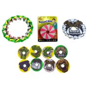 1toy фрисби складной 12/25 см, с принтом, блистер