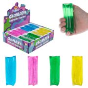 1toy Скользун с блестками 11*4 см, 4 цвета в асс., 24 шт в дб.