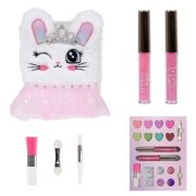 Lukky Angel Ханни Банни Палетка для макияжа с зеркалом,тени д.век,блески д.губ,блестки д.лица,аппликаторы, пакет