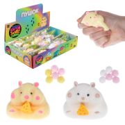 1TOY Крутой замес Пушок таба сквиш хомяк, 7*5.5*3см, в асс., пакет с хед., 12 шт в дб