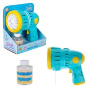 1TOY Мы-шарики! Бластер с мыл. пуз., 4*АА бат. (не вход. в компл.), 50 мл., открытая коробка