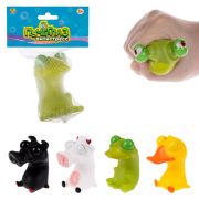 1toy Пучеглаз-антистресс Животные 4 вида в асс., сетка с хедером