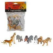 1toy «В мире животных» дикие жив.Африки 8шт.в пак.с хедером