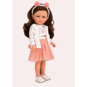 Arias ELEGANCE CARLOTA casual кукла винил 36 см,брюнетка,в юбке,худи,с ободком с ушками,кор.