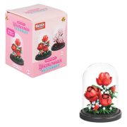 1Toy Blockformers Конструктор Цветочная коллекция «Розы», в колбе, 151 дет., пластик