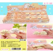 1TOY Крутой замес Залиплющ хомяк (набор 2 шт), 5*5,5*4см, пакет с хед., 12 шт в дб