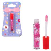 Lukky Glitter Dessert,голографический блеск д.губ,ягодный десерт,цв.сир-роз.,1,2 мл,блистер