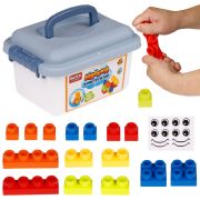 Мягкий конструктор 16 дет., в контейнере, пластик