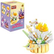 1Toy Blockformers Конструктор Цветочная коллекция «Корзина с хризантемами», 517 дет., пластик