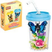 1Toy Blockformers Конструктор Цветочная коллекция «Сказочная бабочка», 140  дет., пластик
