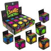 1toy Крутой замес, шар, 6см, 6 цветов, 12 шт в д/б